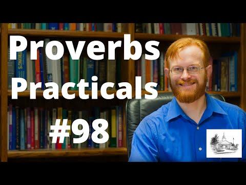 Proverbs Practicals 98 - Proverbs 20:18 -- Advice and Success