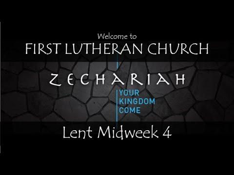 2020.03.25 - Lent Midweek 4 - "First Secure Your Own Oxygen Mask" - Zechariah 8:20-23