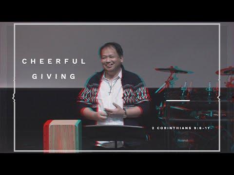 Cheerful Giving | 2 Corinthians 9:6-11