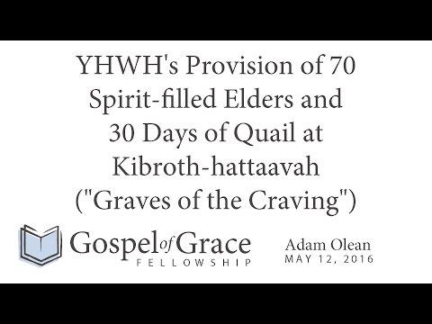 YHWH&#39;s Provision of 70 Spirit-filled Elders ...  (Numbers 10:11–11:35)