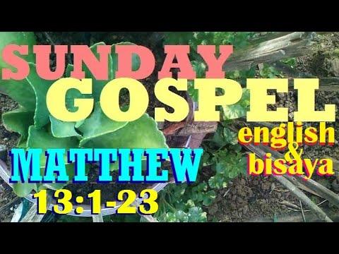 QUOTING JESUS IN  (MATTHEW 13:1-23) IN ENGLISH AND BISAYA LANGUAGES