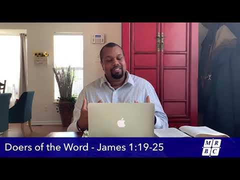 This Week’s Devotional from James 1:19-25: Doers of the Word