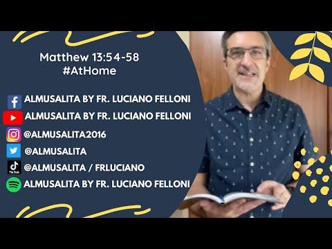 Daily Reflection | Matthew 13:54-58 | #AtHome | July 30, 2021