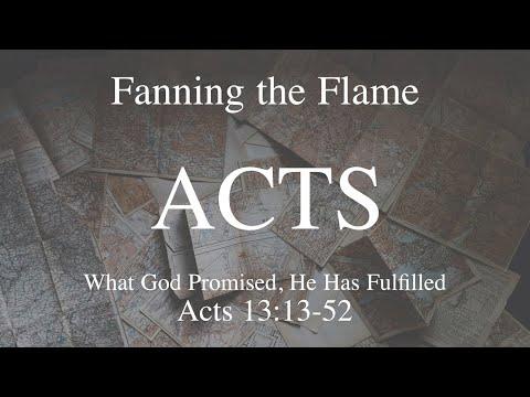 Morning Worship 13th March 22 // Acts 13:13-52 // What God promised, He has fulfilled