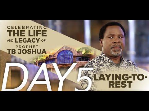 LAYING-TO-REST SERVICE || Prophet TB Joshua (1963-2021) - Isaiah 57:1-2