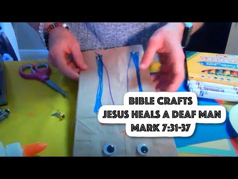 Craft Ideas: Jesus Heals a Deaf Man Mark 7:31-37