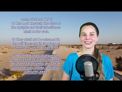 Psalm 37:18-20 KJV - Scripture Songs