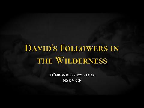 David's Followers in the Wilderness - Holy Bible, 1 Chronicles 12:1-12:22