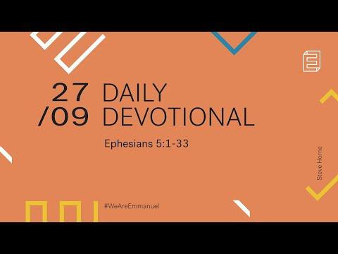 Daily Devotional with Steve Horne // Ephesians 5:1-33