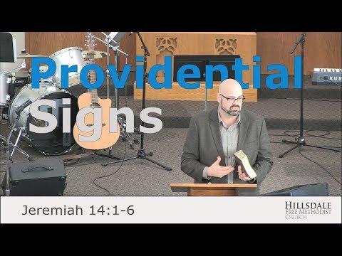 “Providential Signs” – Jeremiah 14:1-16