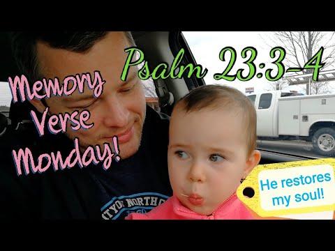 He restores my soul! Psalm 23:3-4 | MVM with Gloria!