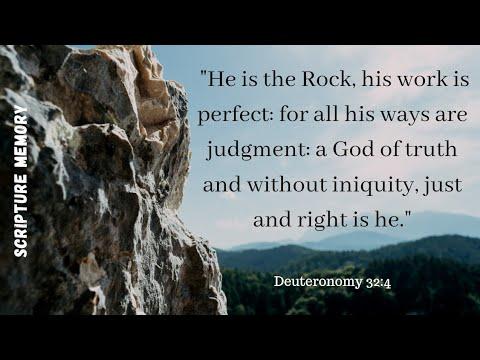 Deuteronomy 32:4 Scripture Song