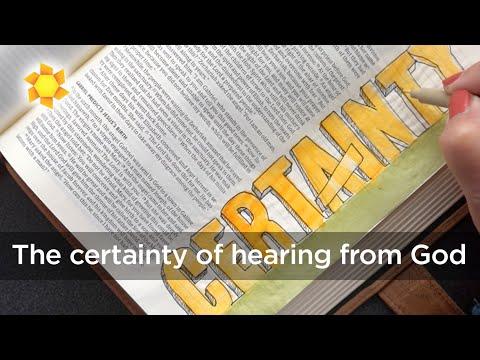 Bible Journaling: The Certainty of Hearing From God (Luke 1:1-4)