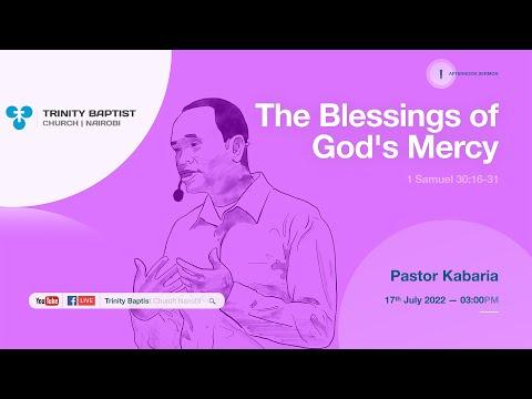 The Blessings of God's Mercy | 1 Samuel 30:16-31 | Evening Service