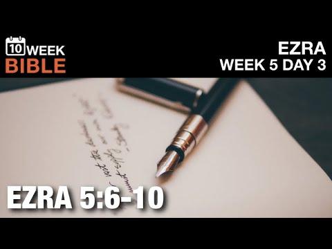 Tattenai’s Letter | Ezra  5:6-10 | Week 5 Day 3 Study of Ezra