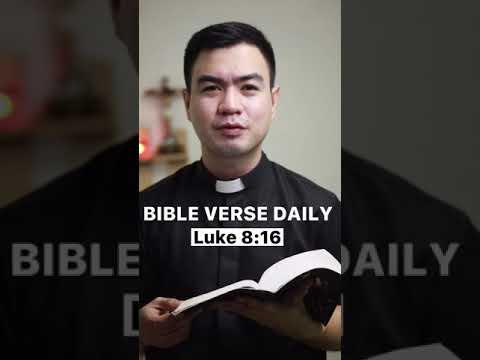BIBLE VERSE DAILY | LUKE 8:16 #bible #bibleversedaily #catholic #devotion