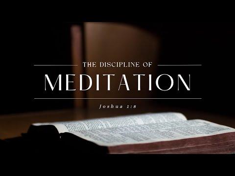 The Discipline Of Meditation [ Joshua 1:8 ] by Dominic Alves