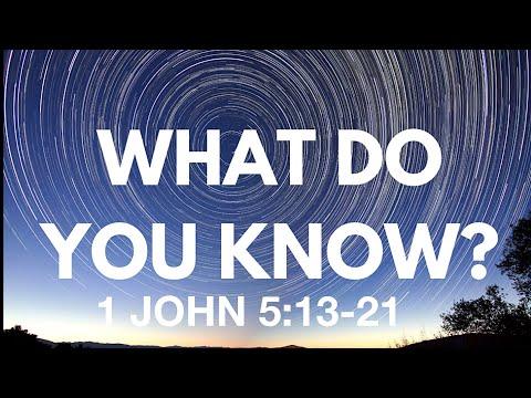 Marco Quintana - What Do You Know? - 1 John 5:13-21