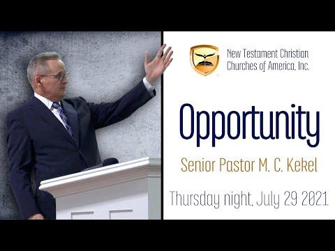 Opportunity — Hebrews 11:8-16 — Senior Pastor Michael Kekel