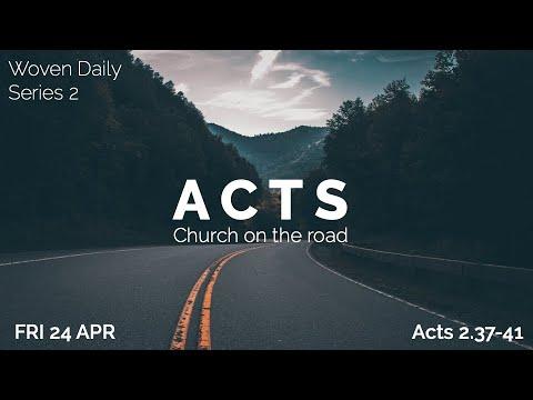 11. Woven Daily - Acts 2:37-41