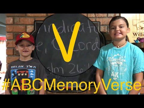 V | ABC Memory Verse | Psalm 26:1 | Vindicate me O Lord