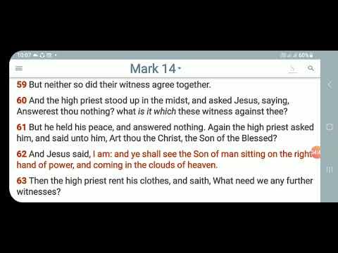 KJV-Daily Bible: a m. Mark 14:54-72