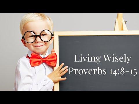 Living Wisely - Following God's Wisdom (Proverbs 14:8-15)