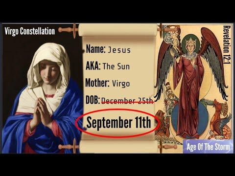 Jesus (sun's) Birthday - September 11th (9/11) EXPLAINED! Revelation 12:1 Astrotheology. 2020