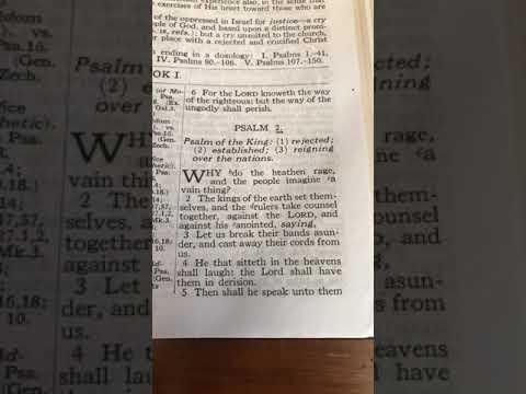 Psalm 2:2-4 | Holy Bible | KJV