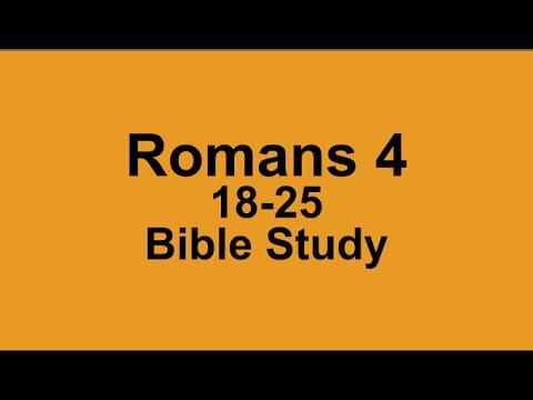 Romans 4:18-25 Bible Study