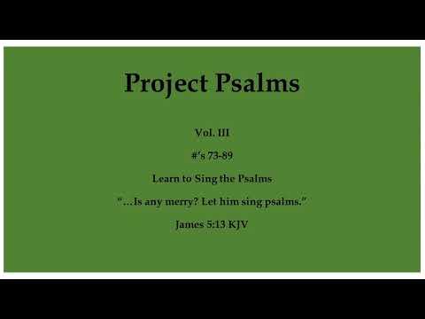 Psalm 89:19-37  Tune: Newington  Scottish Metrical Psalter 1650