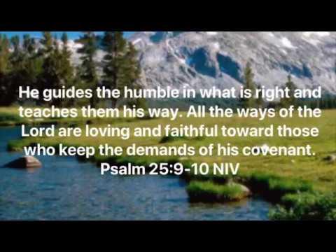 Scripture Memory Song Psalm 25:9-10 NIV