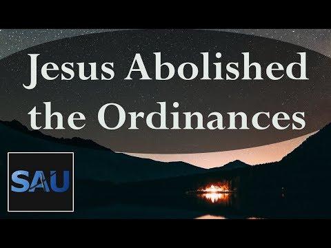 Jesus Abolished the Ordinances || Ephesians 2:13-15 || November 2nd, 2018 || Daily Devotional