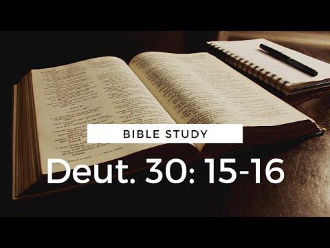 Deuteronomy 30: 15-16