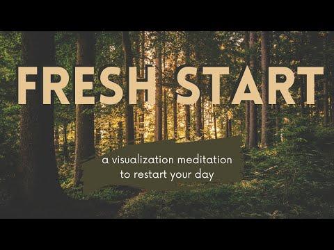 Fresh Start // A Christian Visualization Meditation to Restart your Day // Psalm 46:1-3