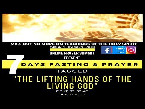 PRAYER SUMMIT TAGGED" THE LIFTING OF THE LIVING GOD PSALM. 10:12-15.
