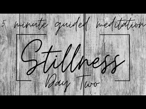 STILLNESS - Day 2 // 5 Minute Christian Meditation // Psalm 62:1