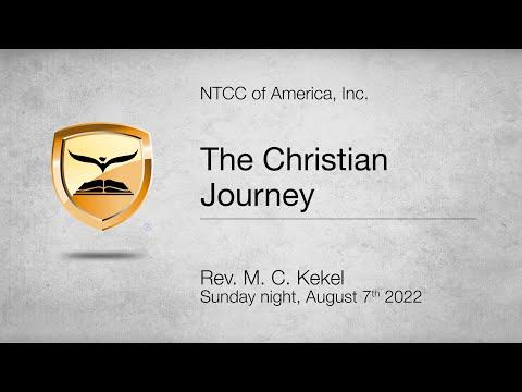 The Christian Journey — Numbers 10:29-30 & 1 Peter 1:17 — Rev. M. C. Kekel