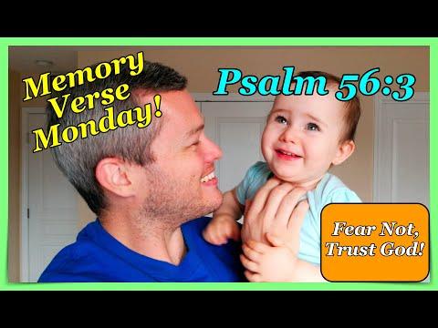 Psalm 56:3 | Memory Verse Monday with Gloria!