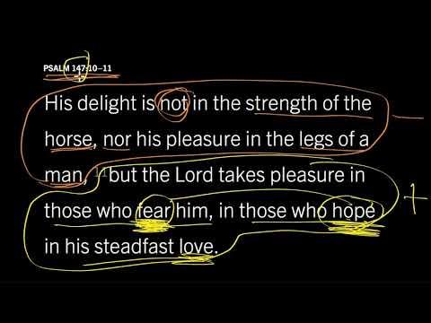What Will Please God? Psalm 147:10–11
