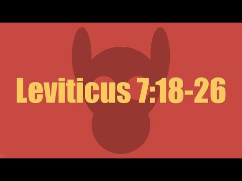 Leviticus 7:18-26