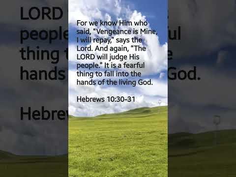 Hebrews 10:30-31 II Word of God
