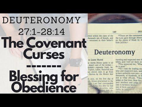 DEUTERONOMY 27:1-28:14 THE COVENANT CURSES | BLESSING FOR OBEDIENCE (S16 E27)