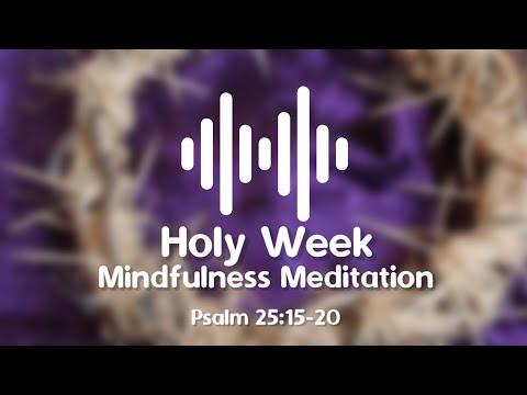 Holy Week Mindfulness Meditation | Psalm 25:15-20