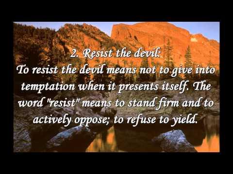 CHRISTIAN : Submit To God ! Resist The Devil ! [James 4:7-10]