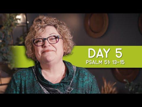 DAY 5 | Psalm 51: 13-15 | HOLY WEEK DEVOTIONAL 2022