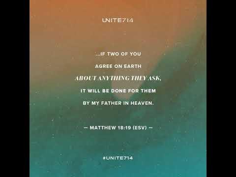 Matthew 18:19 - UNITE714 Week 20 - Bible Reading 01