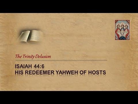 Isaiah 44:6 -  Yahweh's Redeemer or Israel's Redeemer??