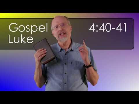 Luke 4:40-41 Jesus Heals Crowds