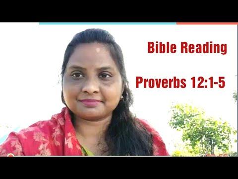 04.09.2020 Bible Reading, Proverbs 12:1-5